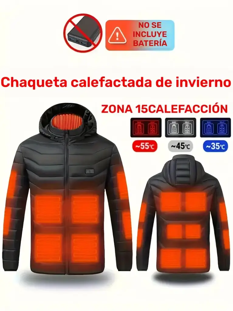 PARKA CON CALEFACCIÓN 15 ZONAS