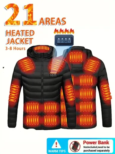 PARKA CON CALEFACCIÓN CON 21 ZONAS 